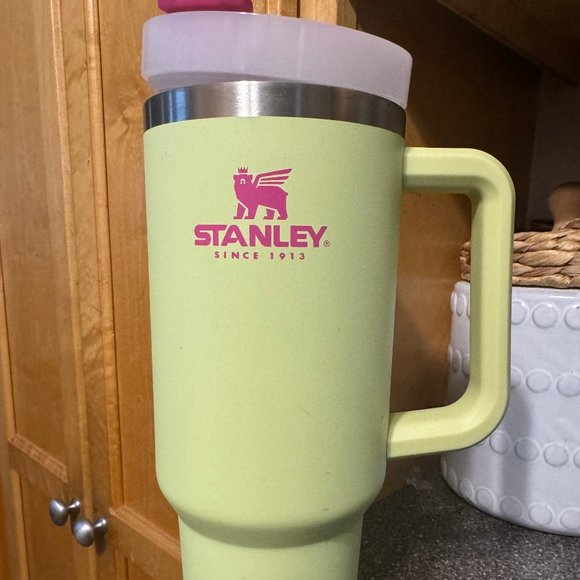 Stanley Dining Stanley Lime Green And Hot Pink 4 Oz Quencher Poshmark